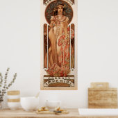 Alphons Mucha Cremant Imperial Poster (Keuken)
