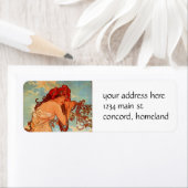 Alphons Mucha Summer Etiket (Insitu)