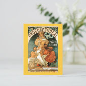 Alphonse (Alfons) Mucha Chocolat Ideal Briefkaart (Staand voorkant)