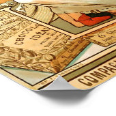 Alphonse (Alfons) Mucha Chocolat Ideal Poster (Hoek)