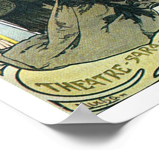 Alphonse [Alfons] Mucha Poster Print: La Tosca (Hoek)