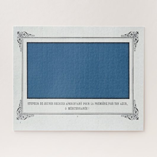 Alphonse Allais, April Fools, Blauw, Abstracte kun Legpuzzel (Horizontaal)