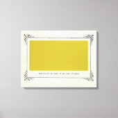 Alphonse Allais, April Fools, Geel, Abstracte kuns Canvas Afdruk (Voorkant)