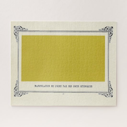 Alphonse Allais, April Fools, Geel, Abstracte kuns Legpuzzel (Horizontaal)