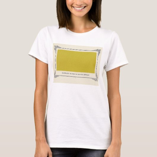 Alphonse Allais, April Fools, Geel, Abstracte kuns T-shirt (Voorkant)