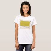 Alphonse Allais, April Fools, Geel, Abstracte kuns T-shirt (Voorkant volledig)