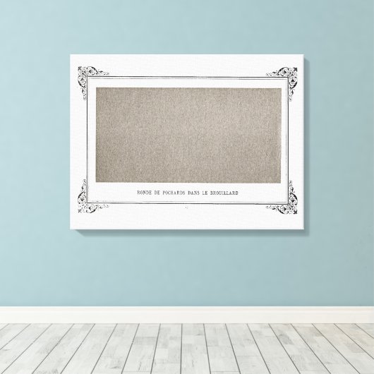 Alphonse Allais, April Fools, Grijs, Abstracte kun Canvas Afdruk (Insitu (Houten vloer))