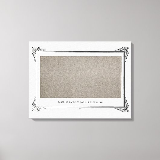 Alphonse Allais, April Fools, Grijs, Abstracte kun Canvas Afdruk (Voorkant)