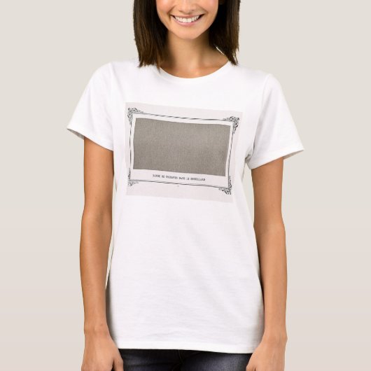 Alphonse Allais, April Fools, Grijs, Abstracte kun T-shirt (Voorkant)