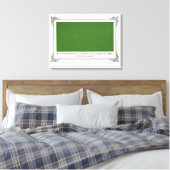 Alphonse Allais, April Fools, Groen, Abstracte kun Canvas Afdruk (Insitu (Slaapkamer))