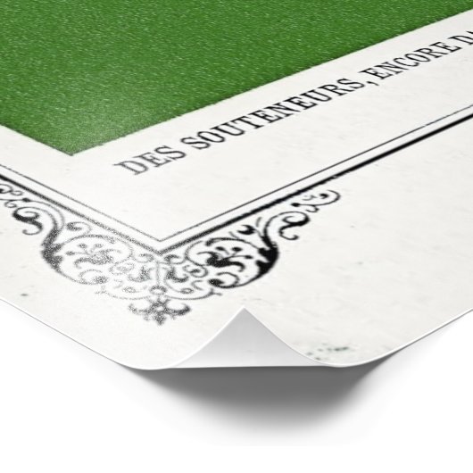 Alphonse Allais, April Fools, Groen, Abstracte kun Foto Afdruk (Hoek)