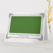 Alphonse Allais, April Fools, Groen, Abstracte kun Kaart (Gele Bloem)