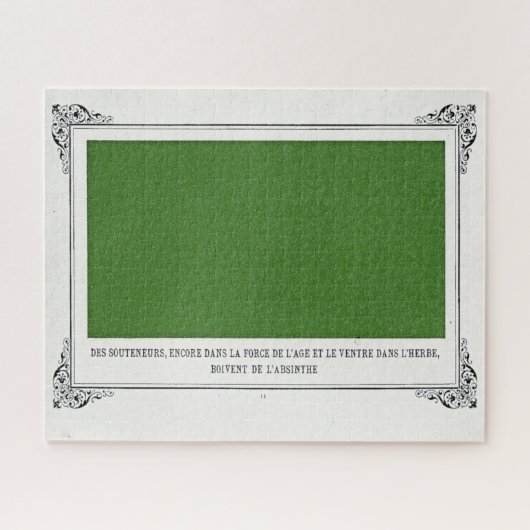 Alphonse Allais, April Fools, Groen, Abstracte kun Legpuzzel (Horizontaal)