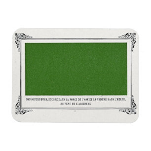 Alphonse Allais, April Fools, Groen, Abstracte kun Magneet