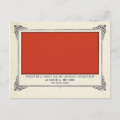 Alphonse Allais, April Fools, Rood, Abstracte kuns Briefkaart (Voorkant)