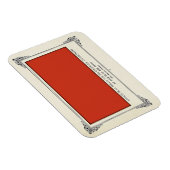 Alphonse Allais, April Fools, Rood, Abstracte kuns Magneet (Rechterzijde)