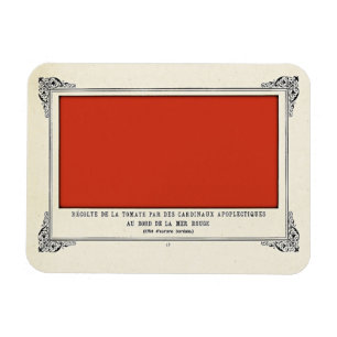 Alphonse Allais, April Fools, Rood, Abstracte kuns Magneet
