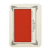 Alphonse Allais, April Fools, Rood, Abstracte kuns Magneet (Verticaal)