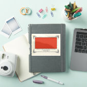Alphonse Allais, April Fools, Rood, Abstracte kuns Sticker (iPad Cover)