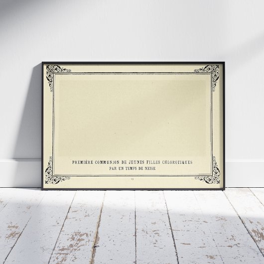 Alphonse Allais, April Fools, Wit, Abstracte Kunst Foto Afdruk