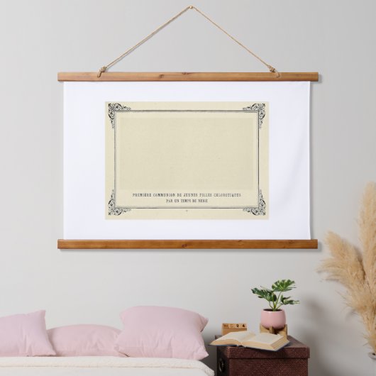 Alphonse Allais, April Fools, Wit, Abstracte Kunst Hangend Wandkleed (Slaapkamer)