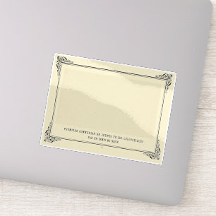 Alphonse Allais, April Fools, Wit, Abstracte Kunst Sticker