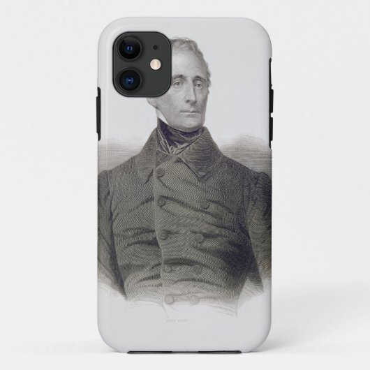 Alphonse de Lamartine, gegraveerd door Pierre Pele Case-Mate iPhone Case (Achterkant)