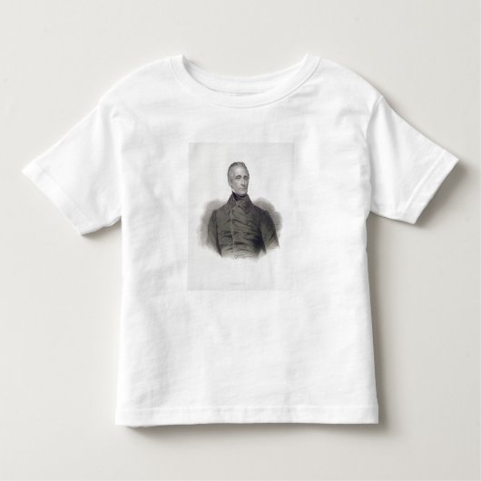 Alphonse de Lamartine, gegraveerd door Pierre Pele Kinder Shirts (Voorkant)