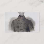 Alphonse de Lamartine, gegraveerd door Pierre Pele Visitekaartje (Achterkant)
