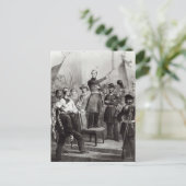 Alphonse de Lamartine in het stadhuis Briefkaart (Staand voorkant)