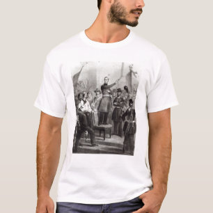 Alphonse de Lamartine in het stadhuis T-shirt