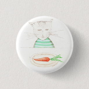 Alphonse le Chat Ronde Button 3,2 Cm