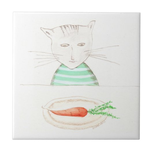 Alphonse le Chat Tegeltje (Voorkant)