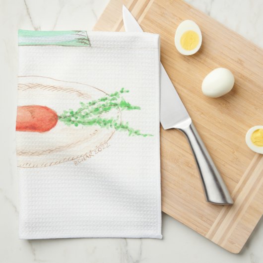 Alphonse le Chat Theedoek (Quarter Fold)