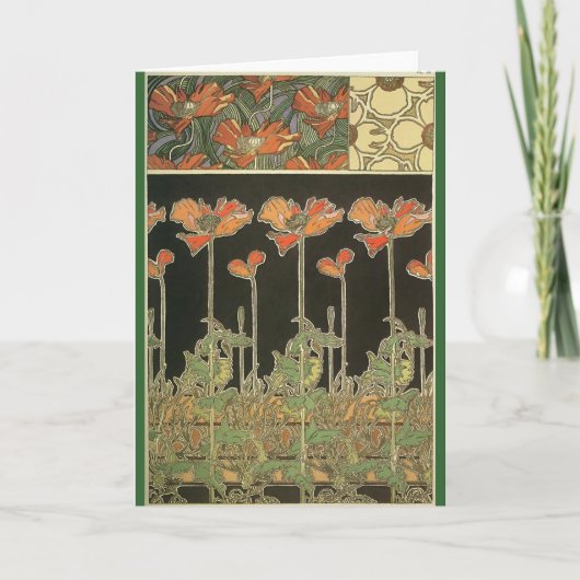 Alphonse Maria Mucha ~ Decoratifs Kaart (Voorkant)