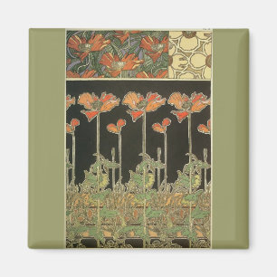 Alphonse Maria Mucha ~ Decoratifs Magneet