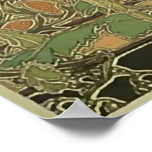 Alphonse Maria Mucha ~ Decoratifs Poster (Hoek)