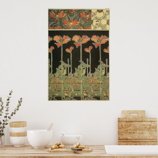 Alphonse Maria Mucha ~ Decoratifs Poster (Keuken)