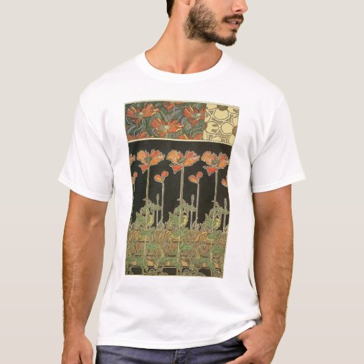 Alphonse Maria Mucha ~ Decoratifs T-shirt (Voorkant)