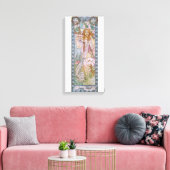 Alphonse Maria Mucha – Maude Adams as Joan of Arc Canvas Afdruk (Insitu (Woonkamer))