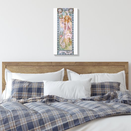 Alphonse Maria Mucha – Maude Adams as Joan of Arc Canvas Afdruk (Insitu (Slaapkamer))