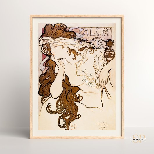 Alphonse Maria Mucha Salon des Cent  Kunst Poster