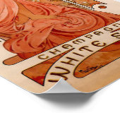 Alphonse Maria Mucha - White Star Art Nouveau Poster (Hoek)