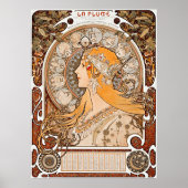 Alphonse Maria Mucha's Zodiaque of La Plume Poster (Voorkant)