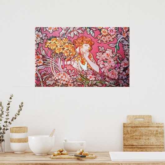 Alphonse Much Art Nouveau Poster (Keuken)