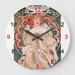 "Alphonse Mucha"の 掛 け 計, nr.01 Grote Klok