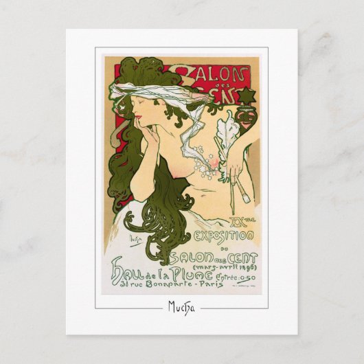 Alphonse Mucha #115 - Kunstkaart Briefkaart (Voorkant)