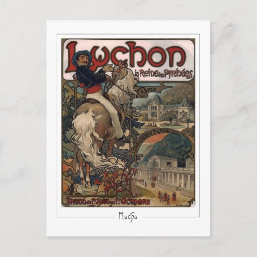 Alphonse Mucha #117 - Kunstkaart Briefkaart (Voorkant)