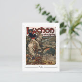 Alphonse Mucha #117 - Kunstmatig Briefkaart (Staand voorkant)