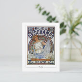 Alphonse Mucha #11 - Kunstkaart Briefkaart (Staand voorkant)